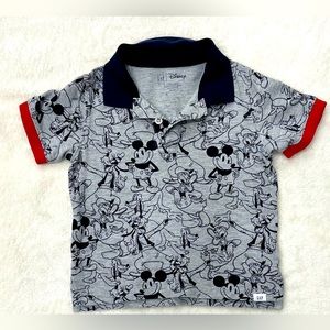 Mickey Golf  POLO style T-Shirt